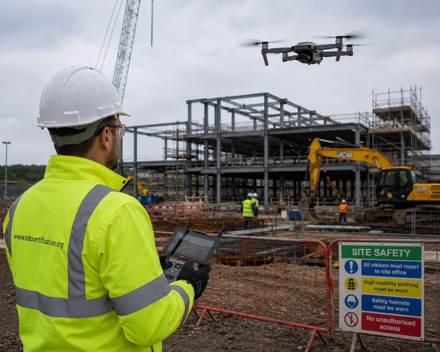 NDC Certification flying drone surveys